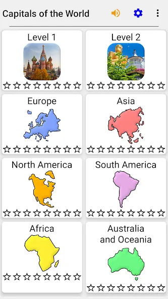 Скачать Capitals of the World - Quiz Mod APK — Все столицы разблокированы — скриншот 3 Скачать Capitals of the World - Quiz Mod APK — Все столицы разблокированы — скриншот 3