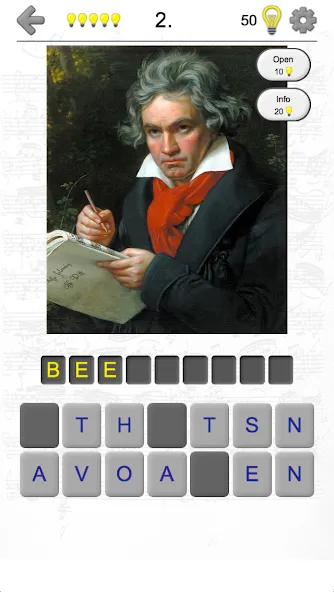 Скачать Famous Composers Portrait Quiz Mod APK — Безлимитные подсказки и попытки — скриншот 1 Скачать Famous Composers Portrait Quiz Mod APK — Безлимитные подсказки и попытки — скриншот 1