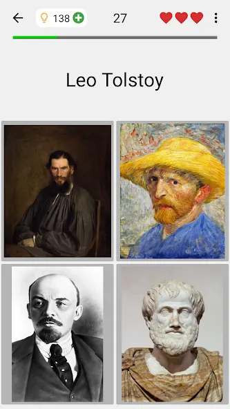 Famous People - History Quiz MOD APK: Открыты все уровни и подсказки — скриншот 1