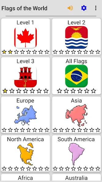 Flags of All World Countries взломанный APK — Все флаги и страны открыты — скриншот 4 Flags of All World Countries взломанный APK — Все флаги и страны открыты — скриншот 4
