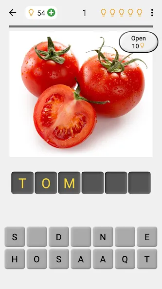 Fruit and Vegetables - Quiz — последняя версия с модом (Открыты все уровни и подсказки) — скриншот 1