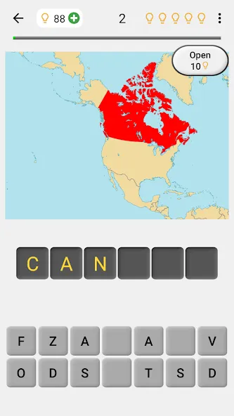 Maps of All Countries Geo-Quiz бесплатно на Андроид — мод: Открыты все страны и режимы — скриншот 2 Maps of All Countries Geo-Quiz бесплатно на Андроид — мод: Открыты все страны и режимы — скриншот 2