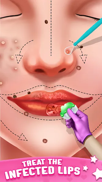 ASMR Doctor Game: Makeup Salon — последняя версия с модом (Безлимитные деньги и открыты все уровни) — скриншот 5 ASMR Doctor Game: Makeup Salon — последняя версия с модом (Безлимитные деньги и открыты все уровни) — скриншот 5