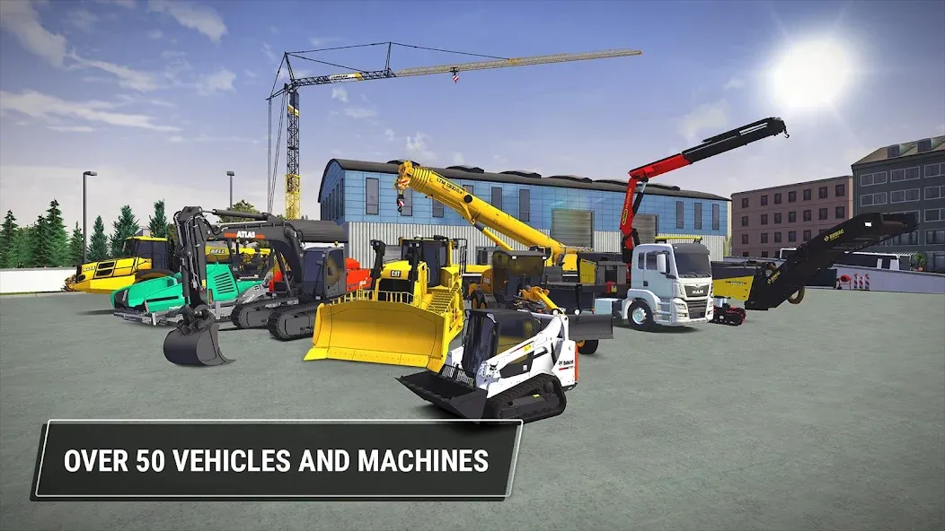 Скачать Construction Simulator 3 Lite Mod APK — Безлимитные деньги и топливо — скриншот 1