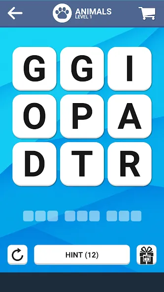 Word Game — взломанная версия, Подсказки и слова без рекламы — скриншот 1 Word Game — взломанная версия, Подсказки и слова без рекламы — скриншот 1