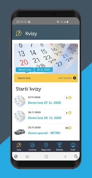 Мод Kvíz do kapsy — Безлимитные подсказки и открыты все вопросы, скачать APK — скриншот 1 Мод Kvíz do kapsy — Безлимитные подсказки и открыты все вопросы, скачать APK — скриншот 1