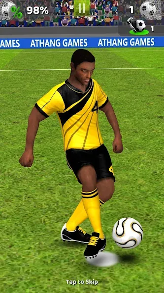 Football Game On — скачать мод: Без рекламы и всё открыто — скриншот 1 Football Game On — скачать мод: Без рекламы и всё открыто — скриншот 1