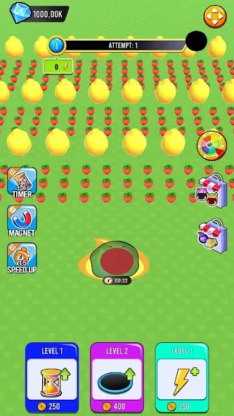 Fruit hole: Black hole — последняя версия с модом (Безлимитные деньги и усиленные бонусы) — скриншот 3