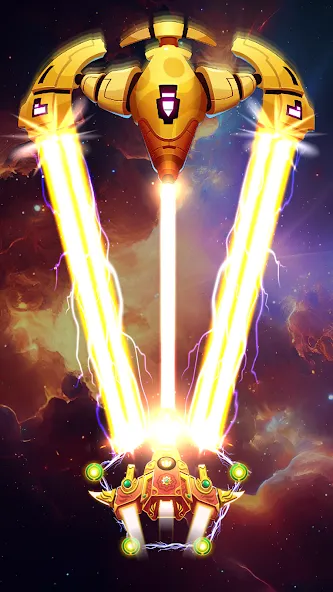 Скачать Galaxy Attack - Space Shooter — Безлимитные монеты и оружие — скриншот 5 Скачать Galaxy Attack - Space Shooter — Безлимитные монеты и оружие — скриншот 5
