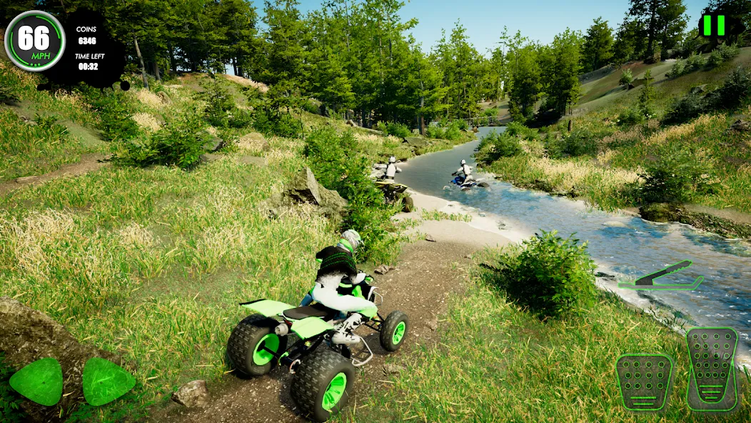Atv Car Games Bike Offroad 4x4 — взломанная версия, Безлимитные деньги и топливо — скриншот 1
