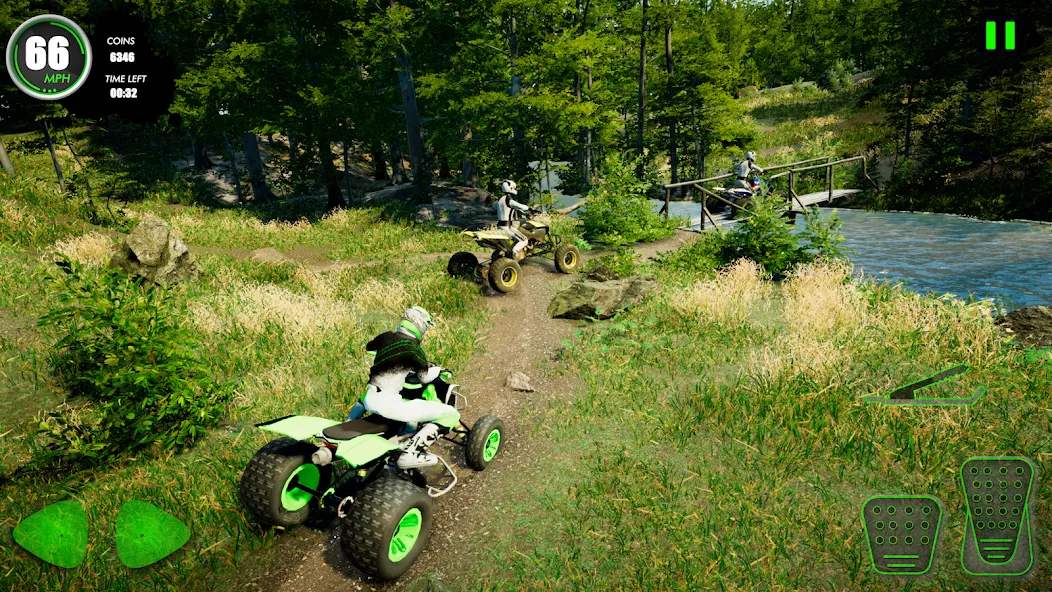 Atv Car Games Bike Offroad 4x4 — взломанная версия, Безлимитные деньги и топливо — скриншот 2