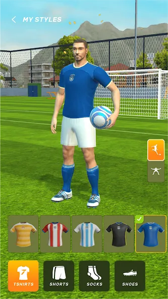 Football World - Real People бесплатно на Андроид — мод: Безлимитные монеты и энергия — скриншот 5 Football World - Real People бесплатно на Андроид — мод: Безлимитные монеты и энергия — скриншот 5