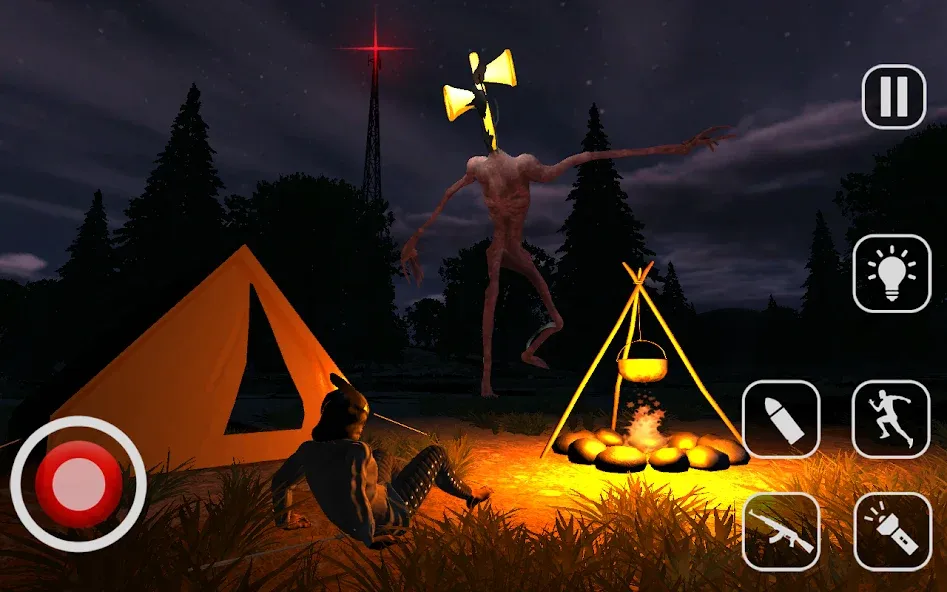 Siren Head : Hunt in Forest взлом на Андроид — Безлимитные патроны и здоровье — скриншот 3 Siren Head : Hunt in Forest взлом на Андроид — Безлимитные патроны и здоровье — скриншот 3