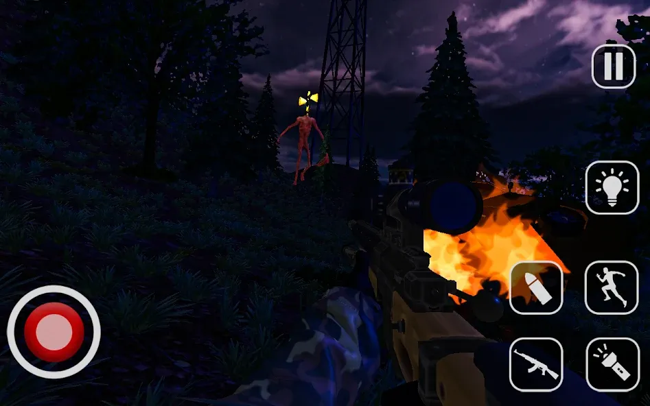 Siren Head : Hunt in Forest взлом на Андроид — Безлимитные патроны и здоровье — скриншот 5 Siren Head : Hunt in Forest взлом на Андроид — Безлимитные патроны и здоровье — скриншот 5