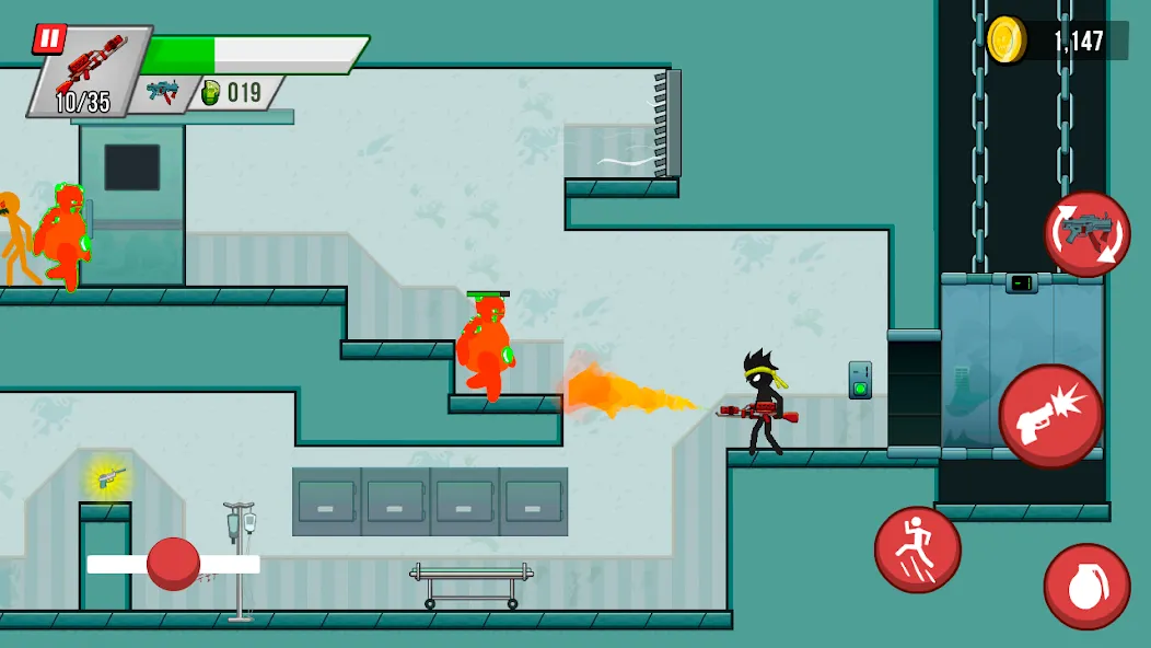 Скачать Stick vs Zombies мод — Безлимитные монеты и оружие — скриншот 5