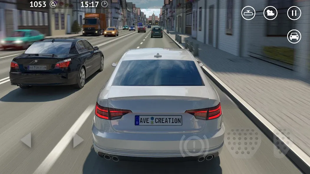Driving Zone: Germany — взломанная версия, Безлимитные деньги и топливо — скриншот 1