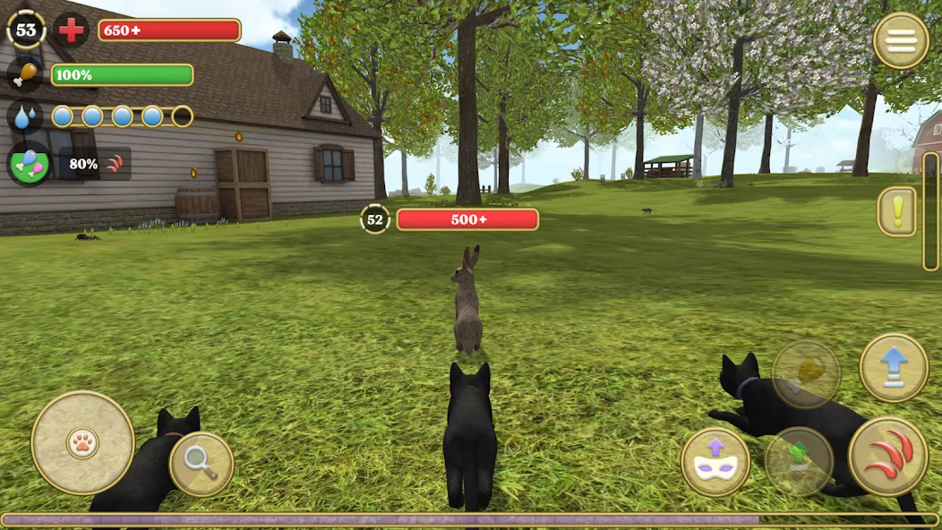 Cat Simulator : Kitties Family — взломанная версия, Много котят и безлимитные монеты — скриншот 2