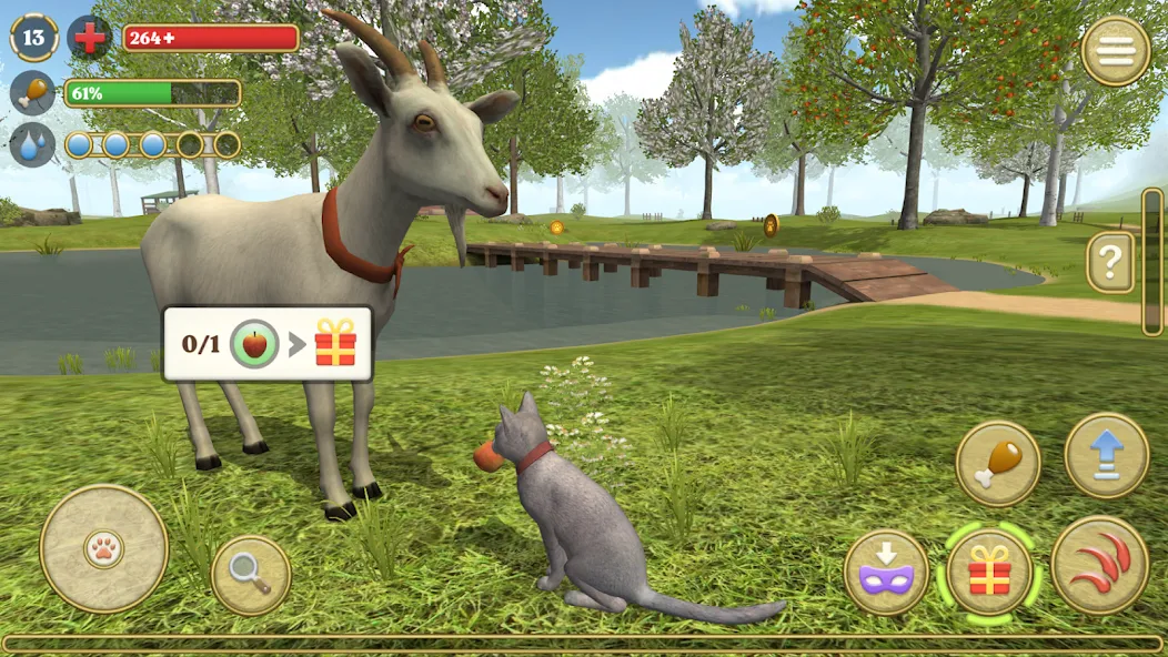 Cat Simulator : Kitties Family — взломанная версия, Много котят и безлимитные монеты — скриншот 3