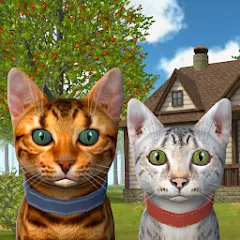 Cat Simulator : Kitties Family — взломанная версия, Много котят и безлимитные монеты