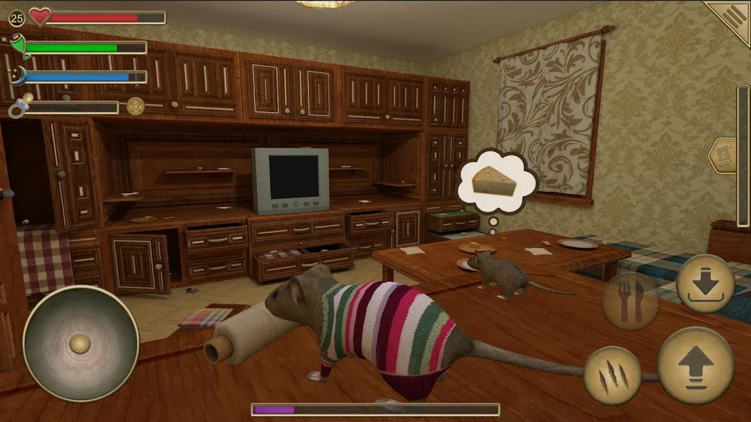 Mouse Simulator : Forest Home взломанный APK — Без рекламы и много ресурсов — скриншот 2 Mouse Simulator : Forest Home взломанный APK — Без рекламы и много ресурсов — скриншот 2
