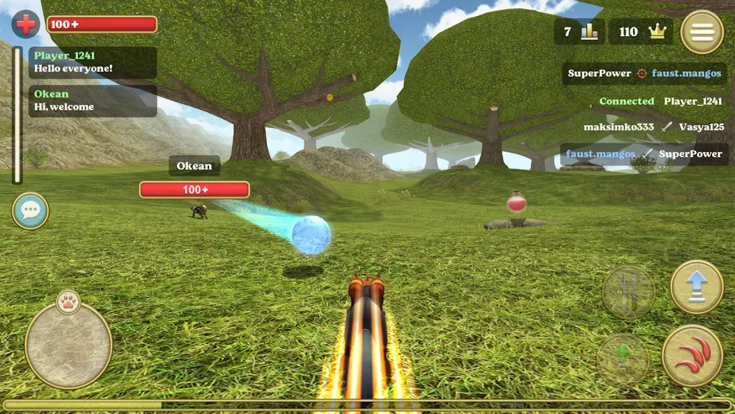 Squirrel Simulator 2 : Online бесплатно на Андроид — мод: Много орехов и открыты все уровни — скриншот 2 Squirrel Simulator 2 : Online бесплатно на Андроид — мод: Много орехов и открыты все уровни — скриншот 2