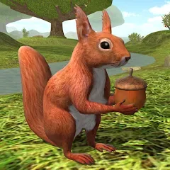 Squirrel Simulator 2 : Online бесплатно на Андроид — мод: Много орехов и открыты все уровни