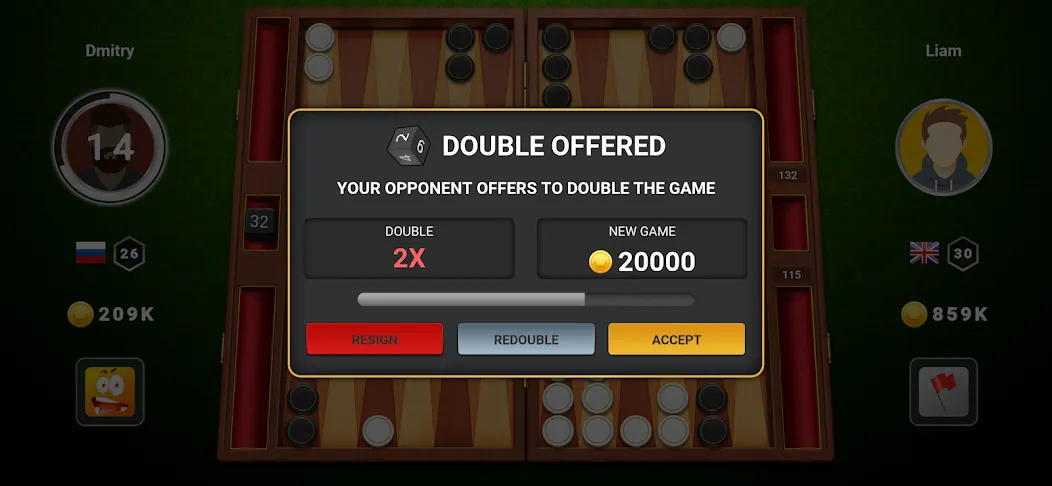 Скачать взлом Backgammon Champs - Board Game — Безлимитные монеты и все режимы открыты — скриншот 3