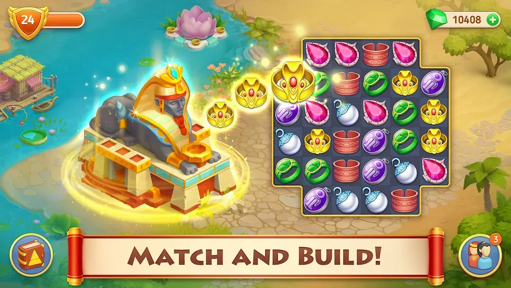 Скачать Cradle of Empires: 3 in a Row мод — Безлимитные монеты и энергии — скриншот 1 Скачать Cradle of Empires: 3 in a Row мод — Безлимитные монеты и энергии — скриншот 1