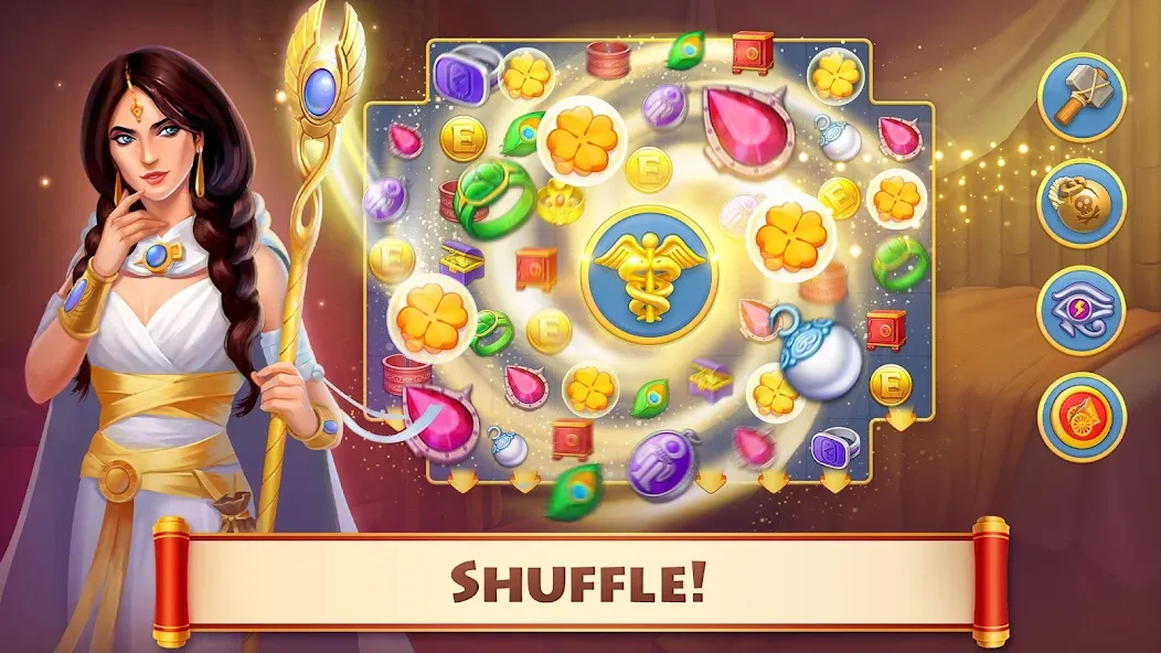 Скачать Cradle of Empires: 3 in a Row мод — Безлимитные монеты и энергии — скриншот 2 Скачать Cradle of Empires: 3 in a Row мод — Безлимитные монеты и энергии — скриншот 2