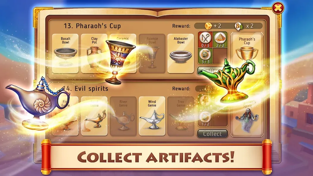 Скачать Cradle of Empires: 3 in a Row мод — Безлимитные монеты и энергии — скриншот 3 Скачать Cradle of Empires: 3 in a Row мод — Безлимитные монеты и энергии — скриншот 3