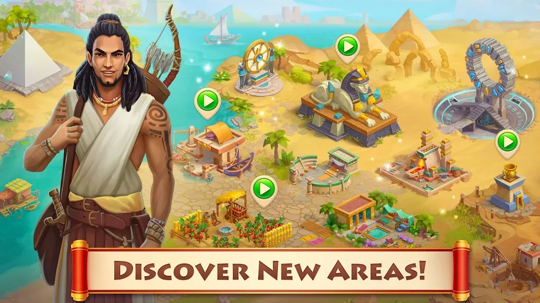 Скачать Cradle of Empires: 3 in a Row мод — Безлимитные монеты и энергии — скриншот 4 Скачать Cradle of Empires: 3 in a Row мод — Безлимитные монеты и энергии — скриншот 4