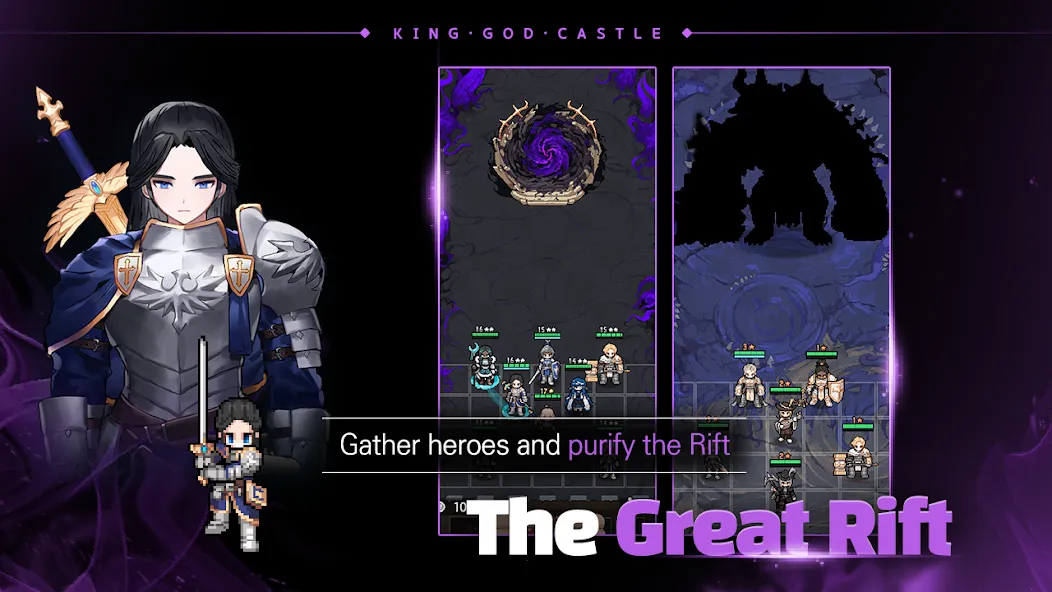 King God Castle MOD APK скачать на Андроид — Безлимитные ресурсы и алмазы — скриншот 1