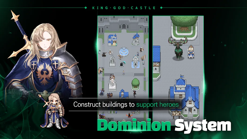 King God Castle MOD APK скачать на Андроид — Безлимитные ресурсы и алмазы — скриншот 4