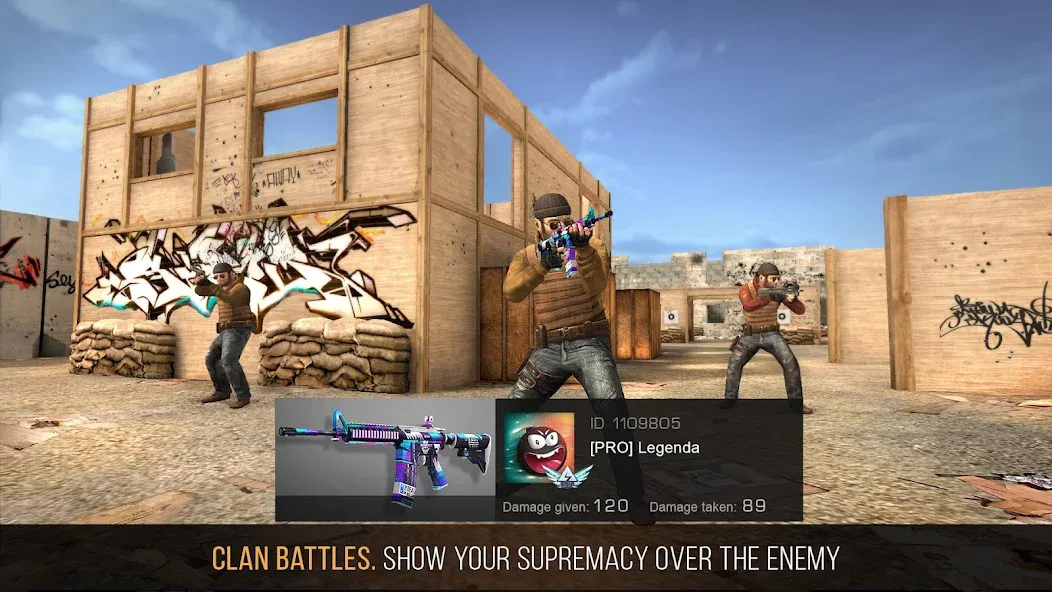 Standoff 2 мод на Андроид: Бесконечные деньги и оружие — скриншот 3 Standoff 2 мод на Андроид: Бесконечные деньги и оружие — скриншот 3