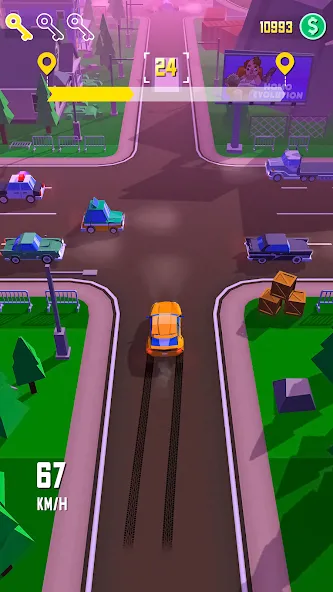 Скачать взлом Taxi Run: Traffic Driver — Безлимитные деньги и топливо — скриншот 1 Скачать взлом Taxi Run: Traffic Driver — Безлимитные деньги и топливо — скриншот 1