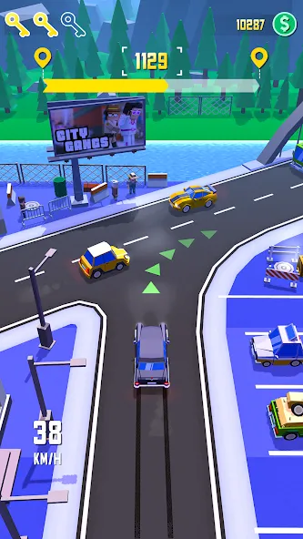 Скачать взлом Taxi Run: Traffic Driver — Безлимитные деньги и топливо — скриншот 2 Скачать взлом Taxi Run: Traffic Driver — Безлимитные деньги и топливо — скриншот 2