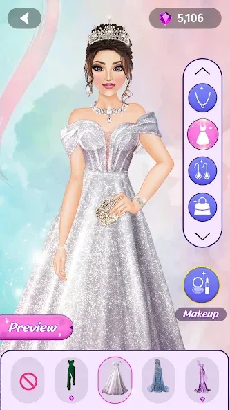 Dress Up Fashion: Makeup Games взлом APK — Безлимитные деньги и все наряды — скриншот 2 Dress Up Fashion: Makeup Games взлом APK — Безлимитные деньги и все наряды — скриншот 2