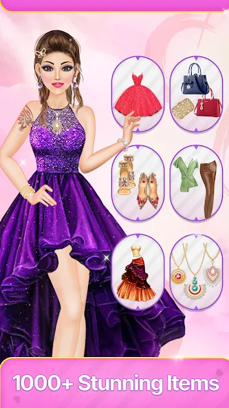 Dress Up Fashion: Makeup Games взлом APK — Безлимитные деньги и все наряды — скриншот 4 Dress Up Fashion: Makeup Games взлом APK — Безлимитные деньги и все наряды — скриншот 4