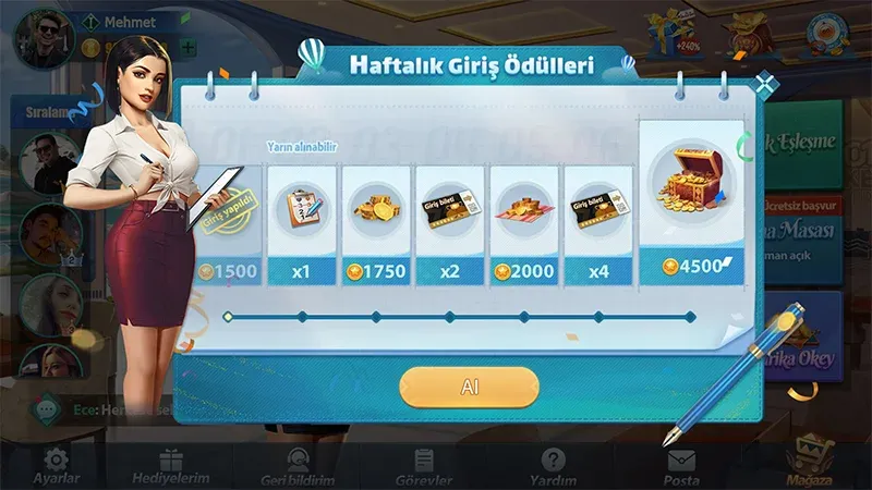 Скачать 101 Okey VIP мод — Безлимитные монеты и vip-функции — скриншот 3