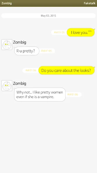 Faketalk - Chatbot взлом APK — Умный чат-бот без ограничений — скриншот 1 Faketalk - Chatbot взлом APK — Умный чат-бот без ограничений — скриншот 1