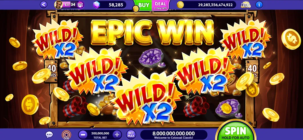 Club Vegas Slots Casino Games (Мод: Безлимитные монеты и открыты бонусы) — скачать на Андроид — скриншот 1 Club Vegas Slots Casino Games (Мод: Безлимитные монеты и открыты бонусы) — скачать на Андроид — скриншот 1