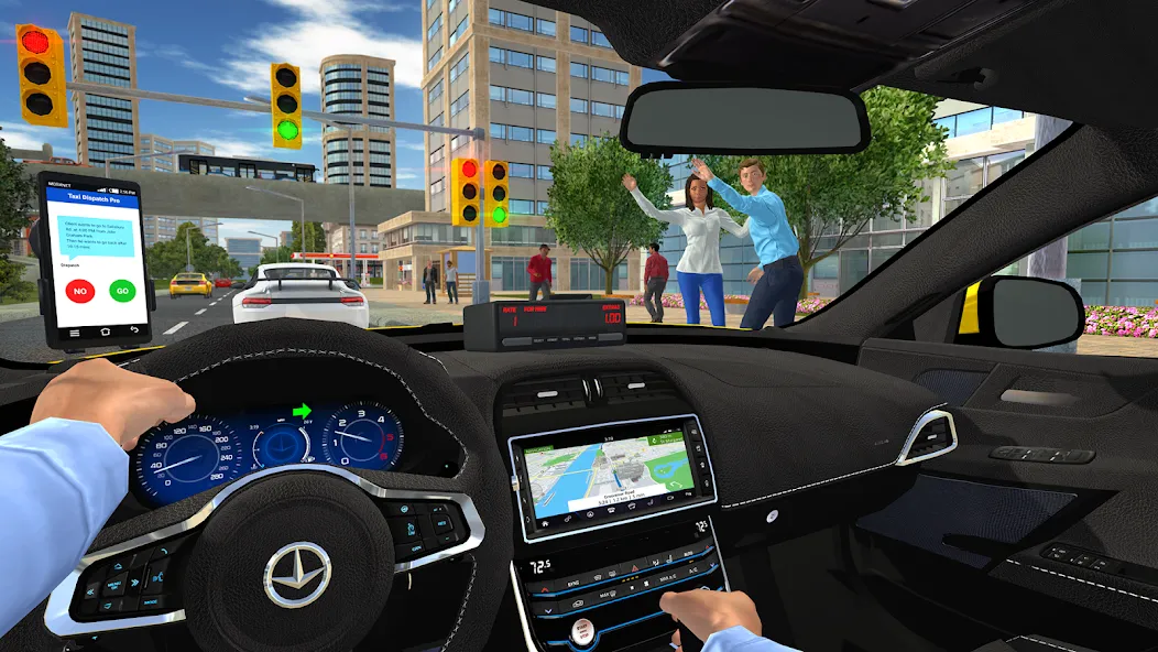 Скачать Taxi Game 2 на Андроид с модом — Безлимитные деньги и топливо — скриншот 2