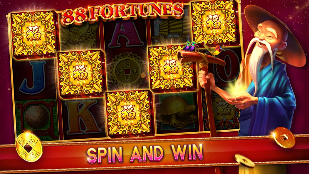 Скачать 88 Fortunes Casino Slot Games бесплатно — Безлимитные монеты и бесплатные вращения — скриншот 1