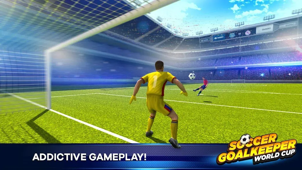Soccer Goalkeeper Games 2024 мод на Андроид: Безлимитные деньги и энергия — скриншот 3 Soccer Goalkeeper Games 2024 мод на Андроид: Безлимитные деньги и энергия — скриншот 3