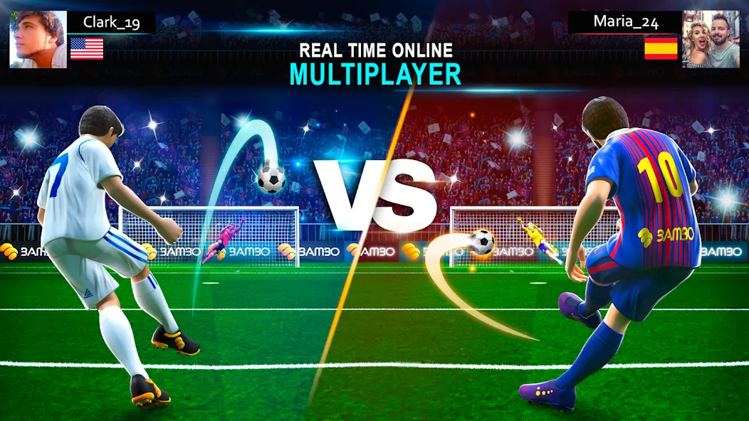 Shoot Goal - Soccer Games 2022 взломанный APK — Безлимитные монеты и открытые уровни — скриншот 5 Shoot Goal - Soccer Games 2022 взломанный APK — Безлимитные монеты и открытые уровни — скриншот 5