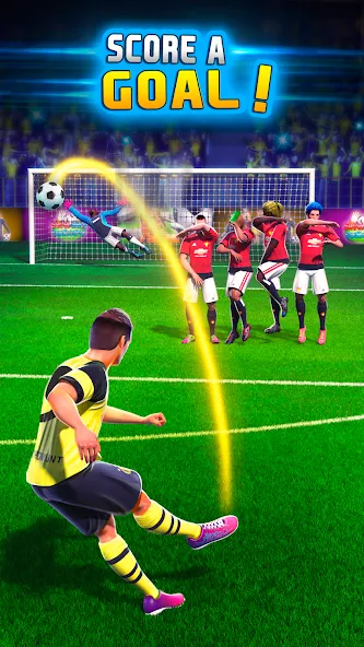 Скачать взлом Shoot Goal: World Leagues — Безлимитные монеты и открыты все лиги — скриншот 1