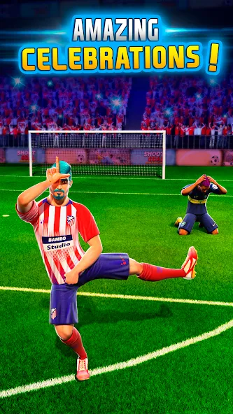 Скачать взлом Shoot Goal: World Leagues — Безлимитные монеты и открыты все лиги — скриншот 3