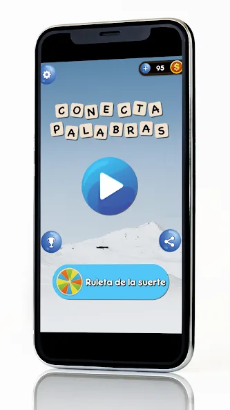 Conecta - Juego de Palabras — скачать мод: Palabras ilimitadas y niveles desbloqueados — скриншот 1 Conecta - Juego de Palabras — скачать мод: Palabras ilimitadas y niveles desbloqueados — скриншот 1