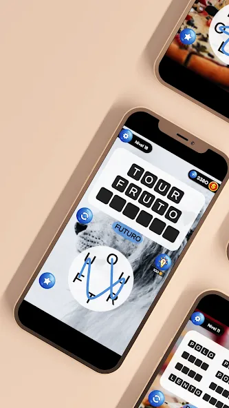 Conecta - Juego de Palabras — скачать мод: Palabras ilimitadas y niveles desbloqueados — скриншот 2 Conecta - Juego de Palabras — скачать мод: Palabras ilimitadas y niveles desbloqueados — скриншот 2
