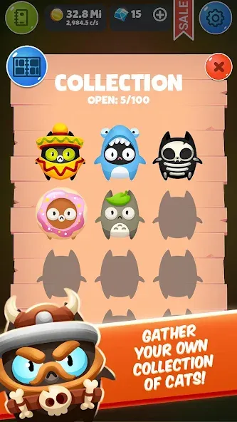 Cat Evolution Clicker взломанный APK — Безлимитные деньги и алмазы — скриншот 4 Cat Evolution Clicker взломанный APK — Безлимитные деньги и алмазы — скриншот 4